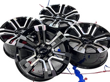 4 Chevy Silverado Tahoe Suburban Black Machined Factory Oem At4 20wheels Rims