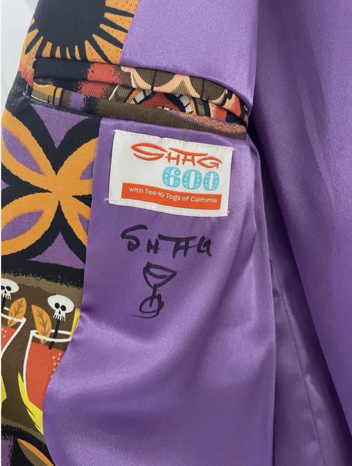 SHAG 600 NEW TIKI JACKET SZ 42 BLAZER LIMITED EDITION TEE-KI TOGS SANDWICH ISLES