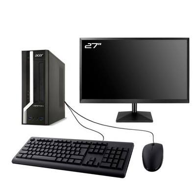 PC Acer Veriton X2631g SFF Bildschirm 27 '' Intel I3-4130 RAM 8Go SSD 960Go W10