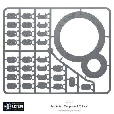 Bolt Action Ba Templates - Plastic