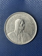 1970 Switzerland Five Francs Nice Details And Condition Exact Coin Imaged #H117