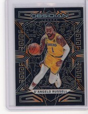 2022-23 Panini Obsidian Electric Etch Orange D’Angelo Russell #64 Lakers /50
