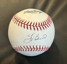 Yogi Berra Signed Baseball Autographed New York Yankees Rawlings HOF J. Hancock