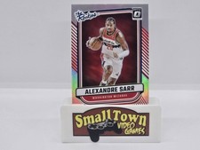 2024 25 Donruss Optic The Rookies Prizm Holo Alexandre Sarr RC Wizards