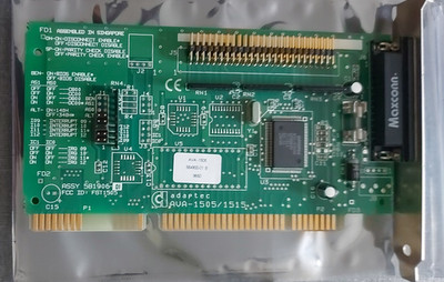 Adaptec AVA-1505/1515 SCSI Controller Card Karte ISA AIC-6360Q Retro