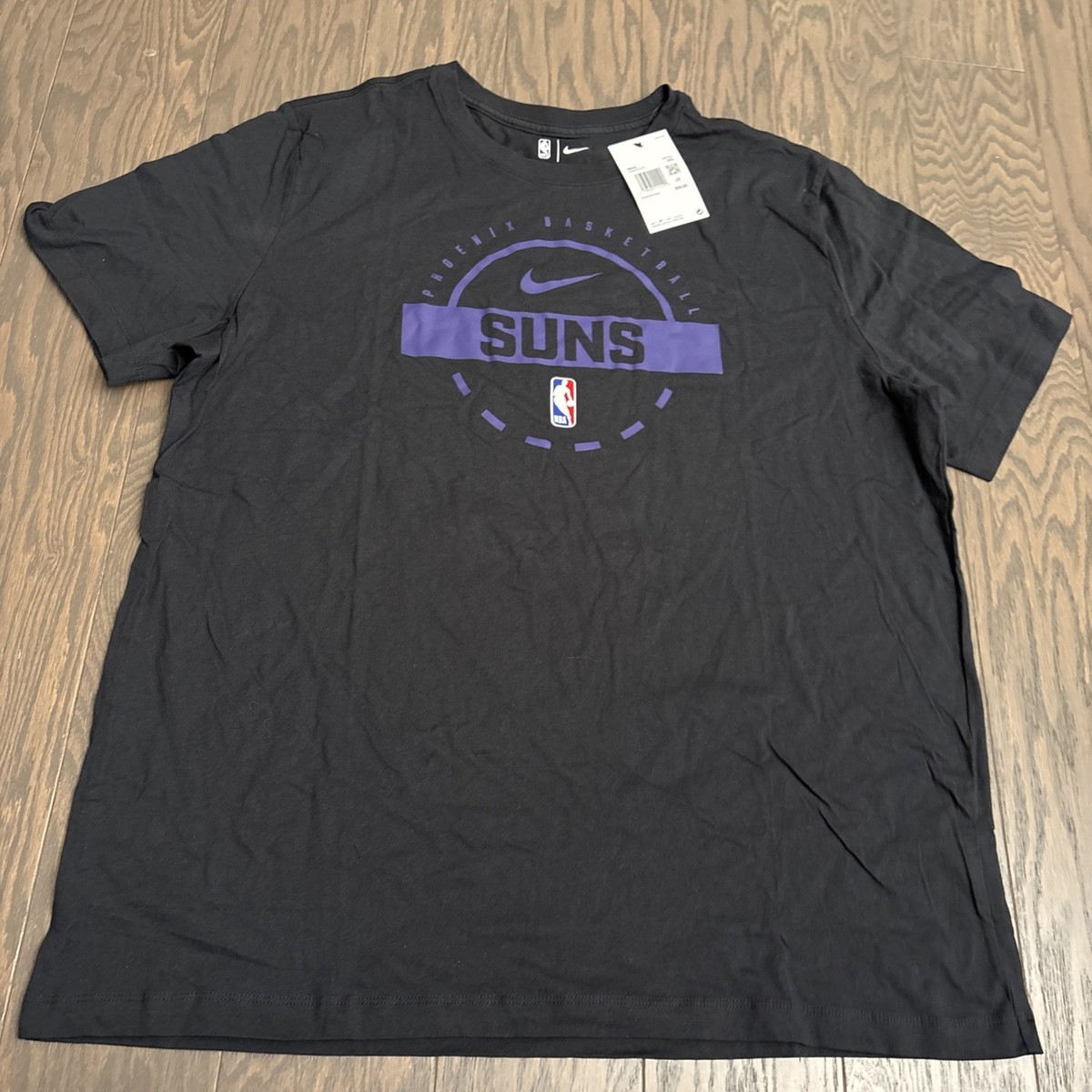 NWT Nike Phoenix Suns Basketball NBA T Shirt Black Steve Nash XXL 