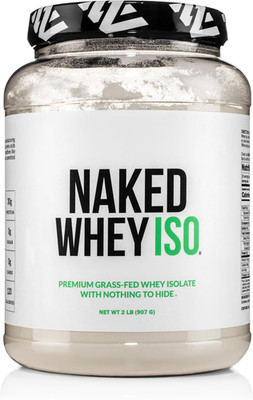 Whey Isolate Protein - Only 2 Ingredients, 30G Grass-Fed Protein, Zero Carb, Unf