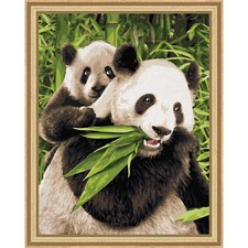 Schipper Pandas Kit  Frame Paint by Number Kit