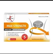 Lucovital MAX STRENGTH Appetite Suppressant Excess Weight 10KG+ 30 Capsules 5Day