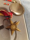 Ww2 American Vet Estate Items.Cased Bronx Star .Engraved Medal — photo 4