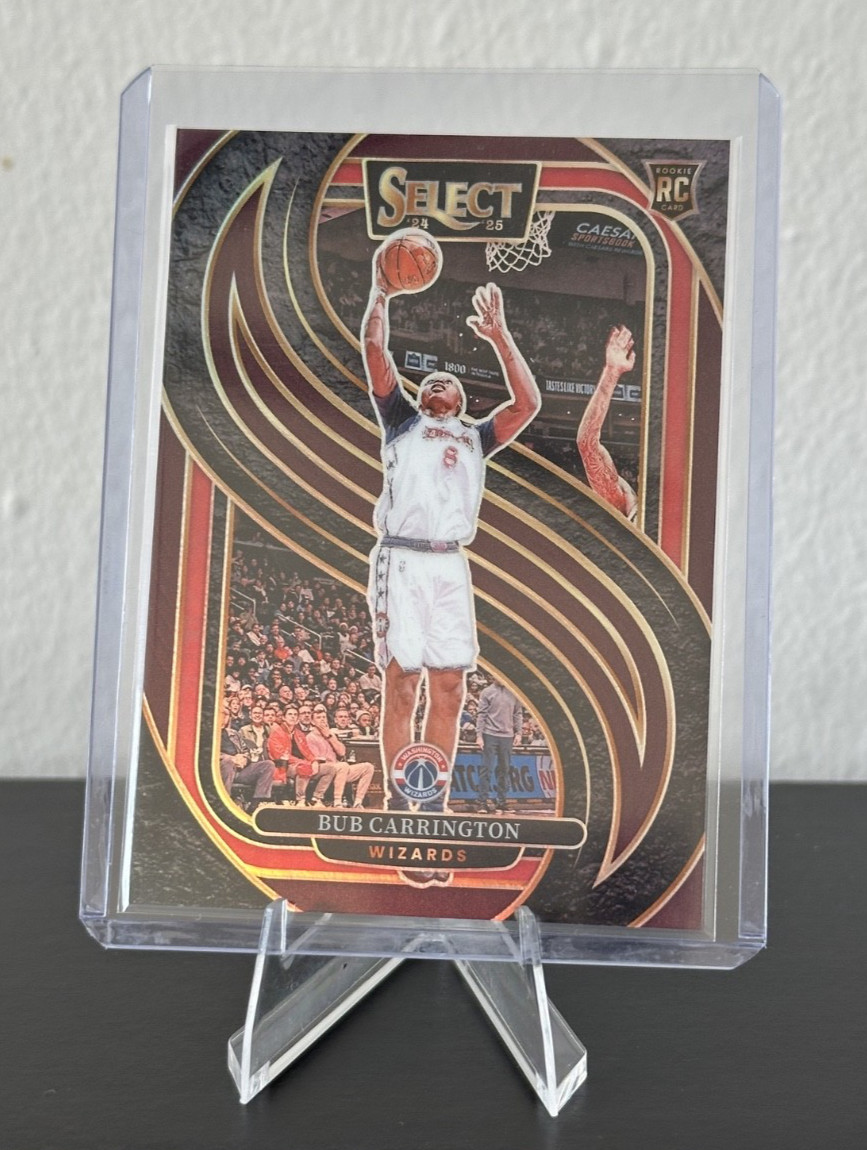 2024 Select Bub Carrington Premier Level Maroon /175 #197 Wizards