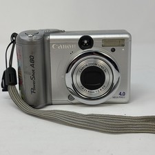 Preços baixos em Câmeras digitais Canon PowerShot A80 Resolução