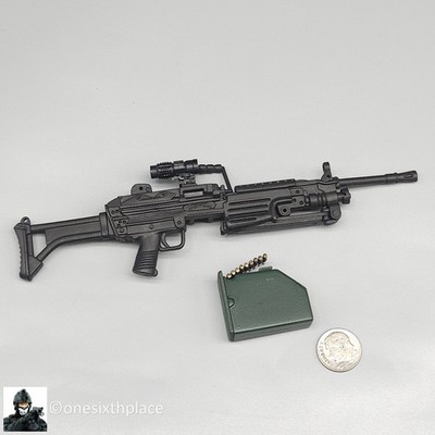 1:6 Ultimate Soldier Custom M249 SAW FN Minimi Machine Gun for 12