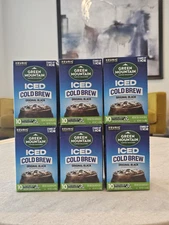 Green Mountain Coffee Roasters, Original Black Iced Cold Brew 10 K-Cup LOT OF 6