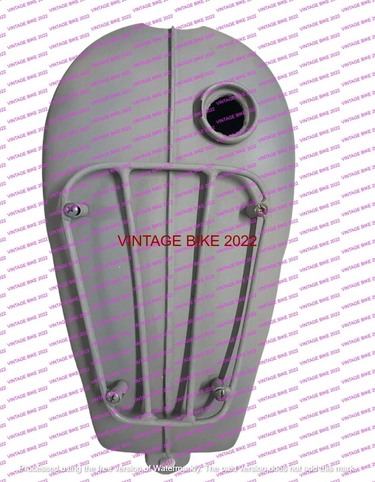 Triumph T120 Bonneville 3.5 Gallon Raw Petrol Tank + Parcel Rack/FIT FOR - Image 2 of 4