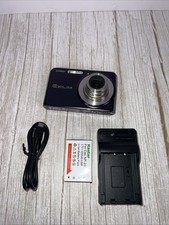 For Parts/Repair Casio EXILIM EX-S770 Black 7.2 MP Digital Camera - READ