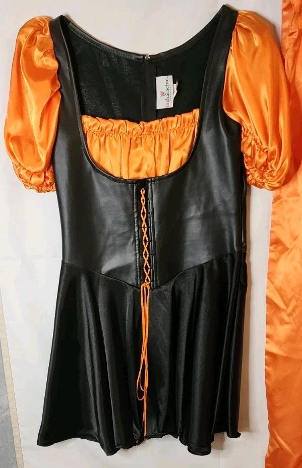 Disfraz de Halloween Sexy Bruja Imitación Cuero Hocus Pocus Talla Mediana Foto 2 de 4