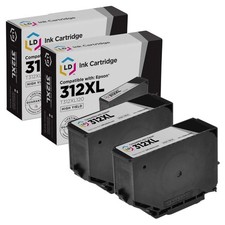 LD Replacement for Epson 312XL T312XL120 HY Black Ink 2PK for XP-15000, XP-8500