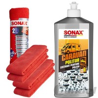 Sonax Caravan Politur+TÜCher Lackpolitur Polieren Pflege Wohnwagen Wohnmobil