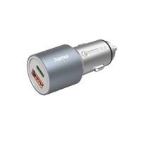 Hama 1X USB-C, USB-A Pd/Qc Kfz-SchnellladegeräT Silber