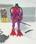VINTAGE GI JOE ARAH COBRA HYDRO VIPER 1988 COMPLETE WITH CARD HASBRO