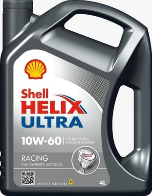 Shell Ultra Racing 10W60 Motor Oil 4 Liter SN ACEA A3 B3 B4 for Ferrari