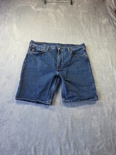 Levi s 405 Denim Bermuda Shorts Men s W40 x 10" Blue Cotton Regular Fit