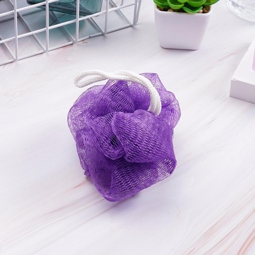 5PCS Exfoliating Bath Shower Sponge Mesh Scrunchie Body Wash Scourer Puff‘* - Bild 2 von 12