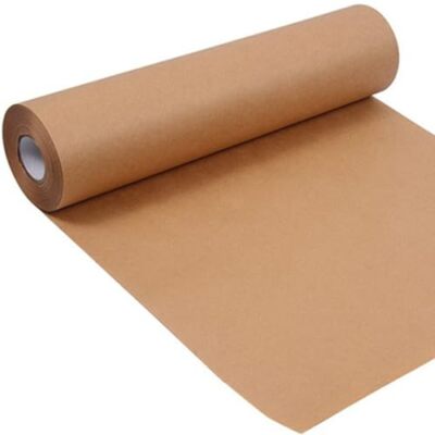 Brown Wrapping Paper Craft Paper Kraft Paper Roll 17.8X 1200(100) Gift Wrap