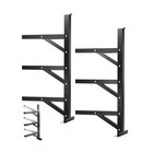 2 Pack Shipping Container Shelving Adjustable Heavy Steel up to 1000 Lbs, 22".