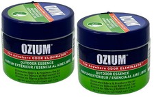 Ozium Air Sanitizer 4.5 Oz Gel Car Air Freshener Outdoor Essence 2 Packs