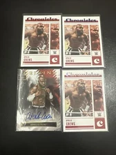 2023 CHRONICLES WWE Apollo Crews ORIGINS GOLD AUTO  /10 & Chronicles/25 /99 /199