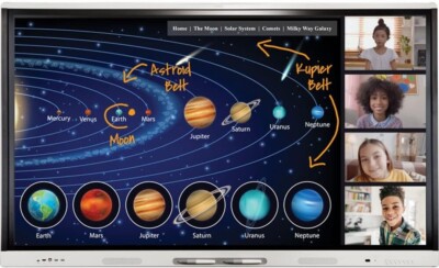 SMART Board MX065 Touchscreen Interactive Whiteboard Display for classroom