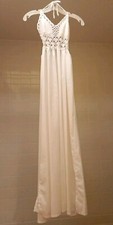 Vintage White Crochet Nightgown W/Tie Strap ~ Going Out Of Business Sale ~