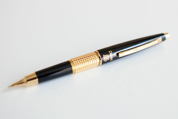 Pentel Kerry Mechanical Pencil 0.5mm Reproduction Limited Gold Black Color