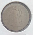 1857-O  10c Seated Liberty Silver Dime, circulated