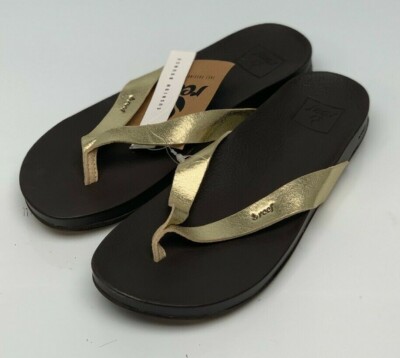 Reef Just Passing Through CUSHION BOUNCE COURT Champagne Sandal Size 5-11 NEW