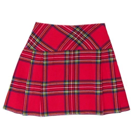 HM Scottish Mini Ladies Skirt Royal Stewart Tartan/Women Mini Skirt Kilt - Image 4 of 4