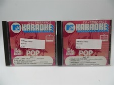 MTV Karaoke  Lot of 2 CD's  Pop Volume 8  Pop Volume 1  Various Artists