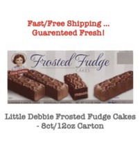 Little Debbie Frosted Fudge Cakes- 8ct/12oz Carton FREE SHIPPING