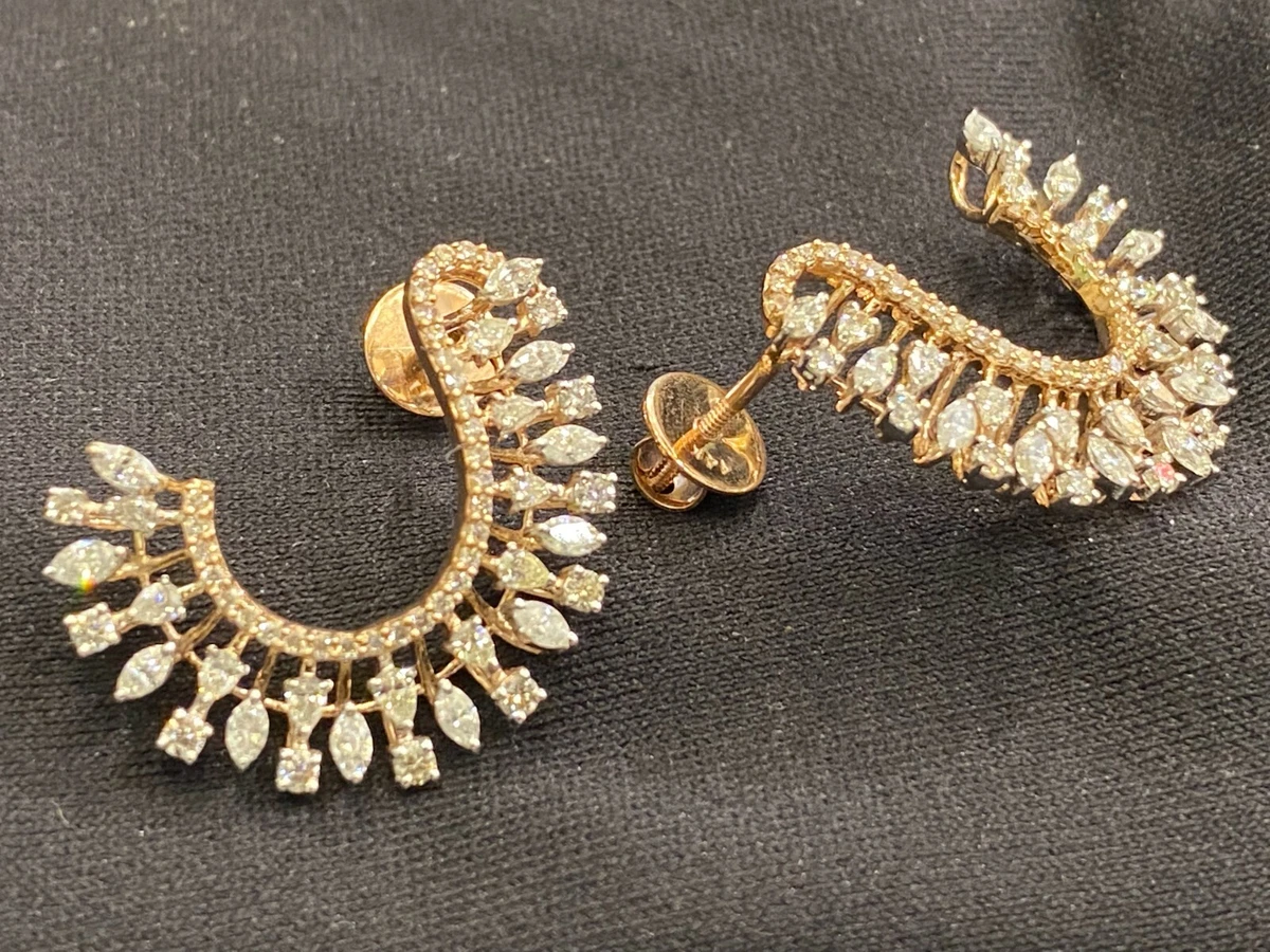Ear cuff outlet gold 585
