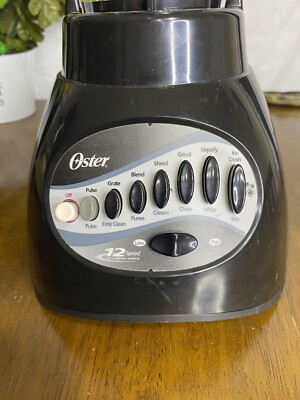 Vintage Oster Blender 12 Speed 6800 Series Glass Fully Tested