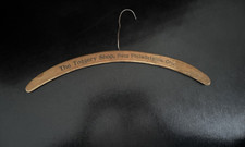 Vintage Wood Advertising Clothes Hanger The Toggery Shop New Philadelphia, OH