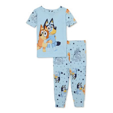 Bluey and Bingo Short Sleeve Pajamas Size 2T / 3T /4T Two-Piece Sleep