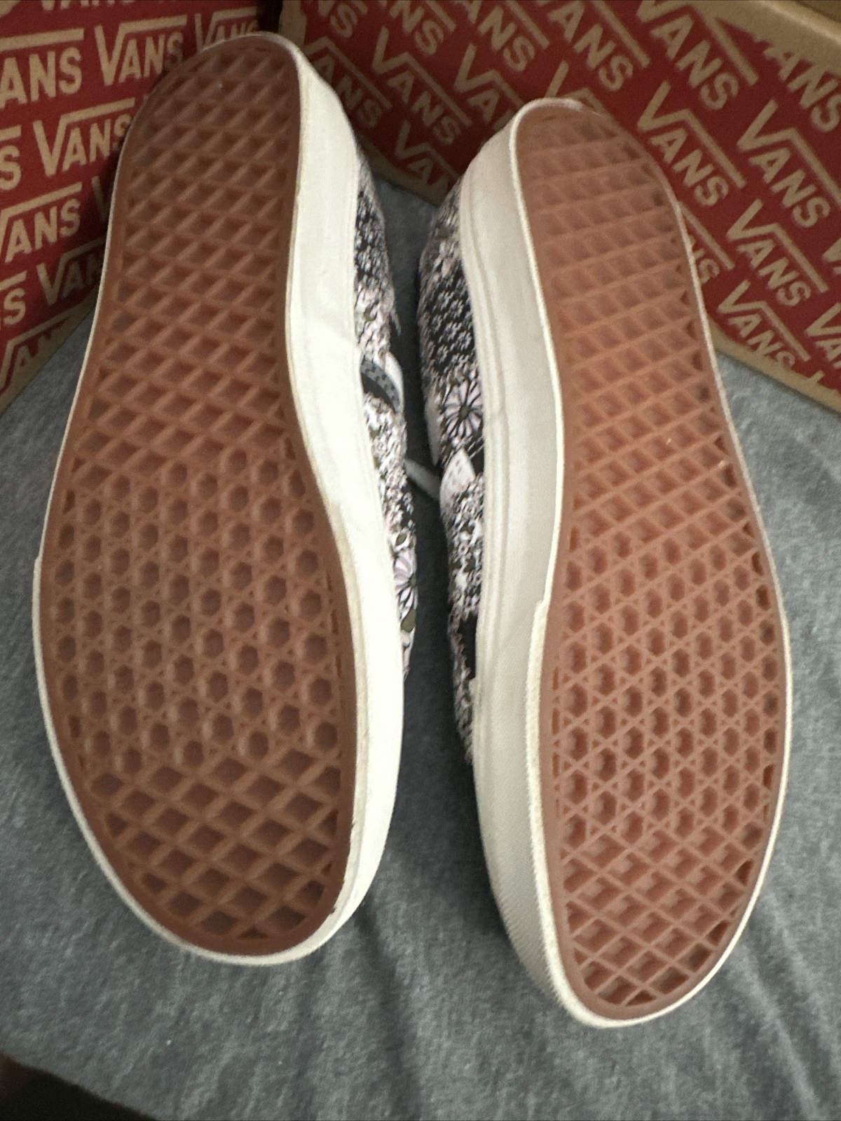 Vans Authentic  Patchwork Floral Checkboard Women… - image 12