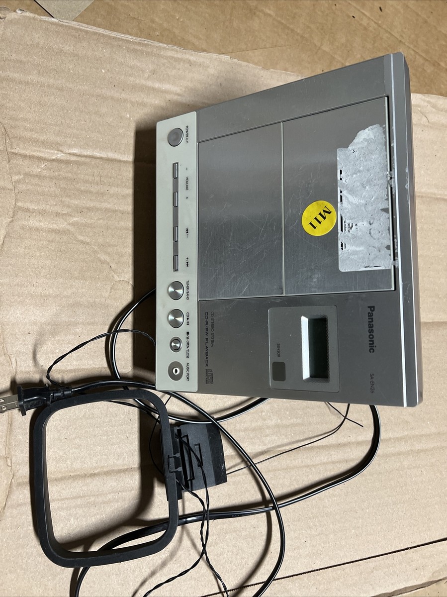 オーディオデッキ　Panasonic privateSELFIE Panasonic Boombox AM/FM Stereo Dual Cassette RX-CW26 No