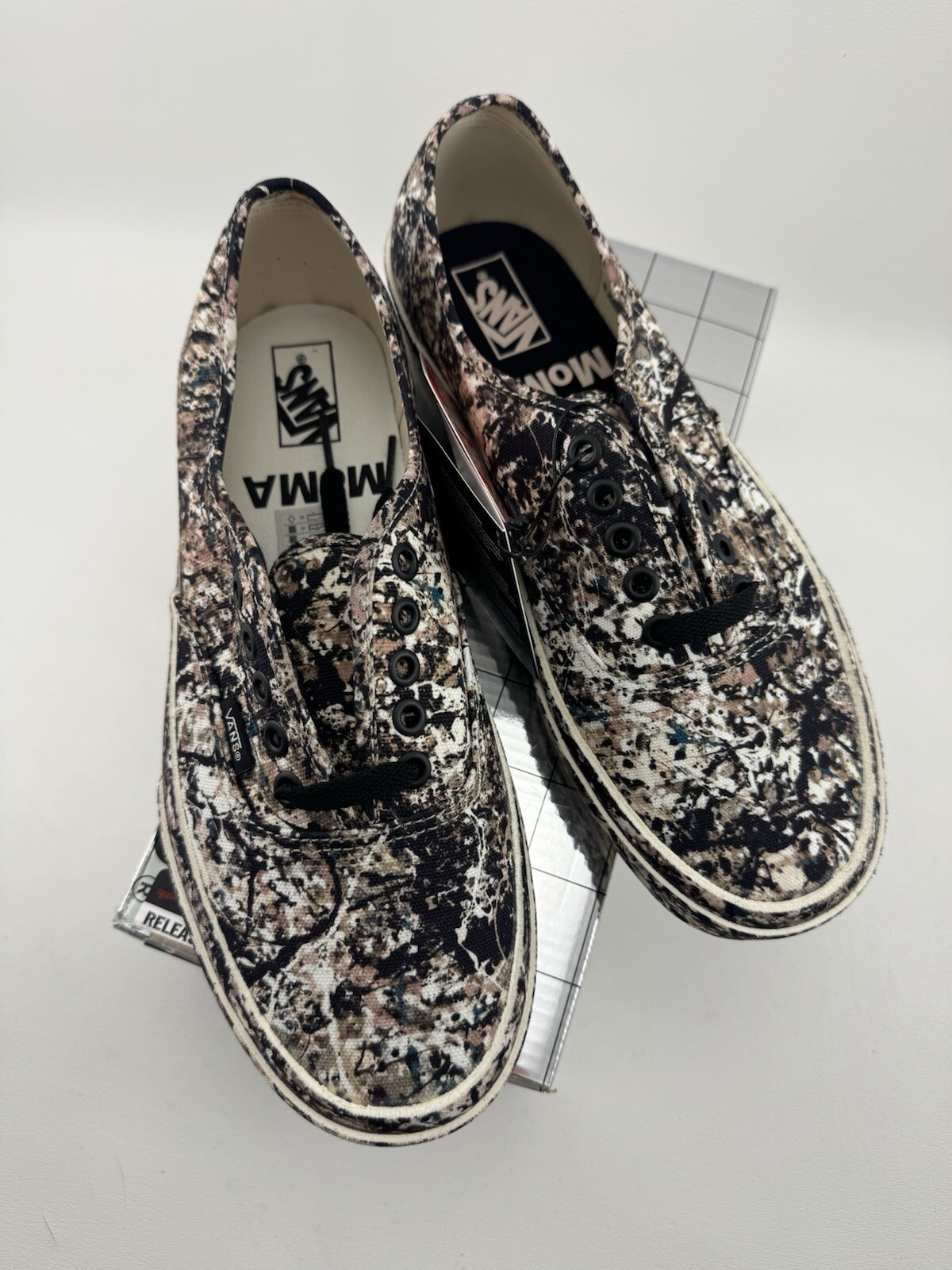 Vans Authentic MoMA Camo Jackson Pollock Limited Sold-out US 8.0 HTF image 2