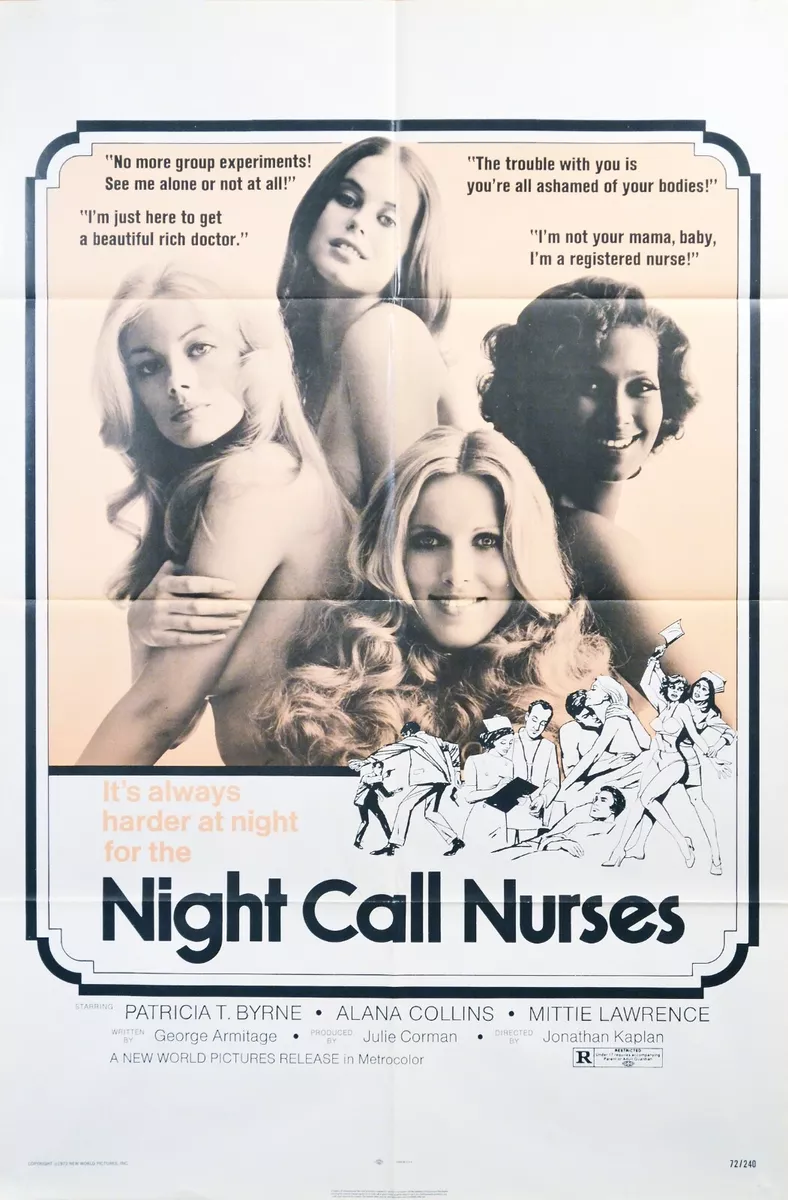 NIGHT CALL NURSES 1972 Original 1- SHEET Movie Poster