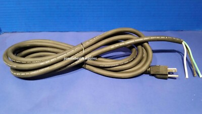Replacement Power Tool Cord 15' Foot 12/3 12 Gauge 3 Wire 300 Volt SJO UL CUL