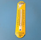Vintage Michelin Bibendum Sign - Gas Auto Tires Sign on Porcelain Thermometer
